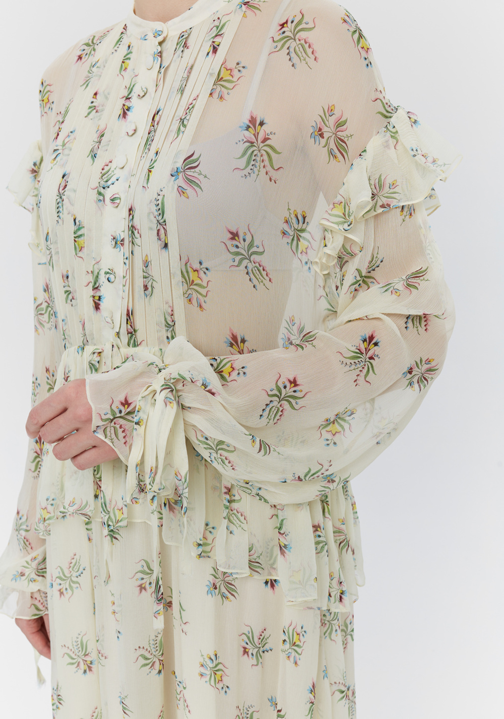 Платье «Есенин», разноцветный