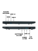 Ноутбук DEXP Aquilon C15, Intel Core i5-1035G1, 8ГБ, 256ГБ SSD, Win11, 15.6 FHD