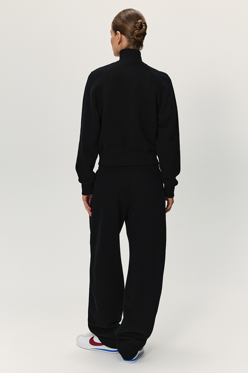 Штаны бананы утеплённые Чёрный