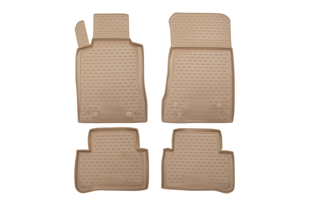 Коврики в салон для MERCEDES-BENZ СLS-Class W219 2004-, 4 шт. (полиуретан, бежевые) NLC.34.30.212K