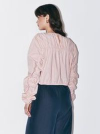Рубашка с драпировкой "Пепельная роза" женская