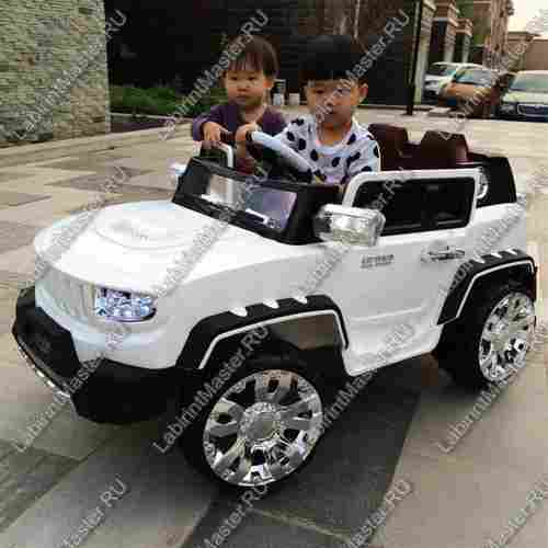 Детский электромобиль "Hongsida"  белый