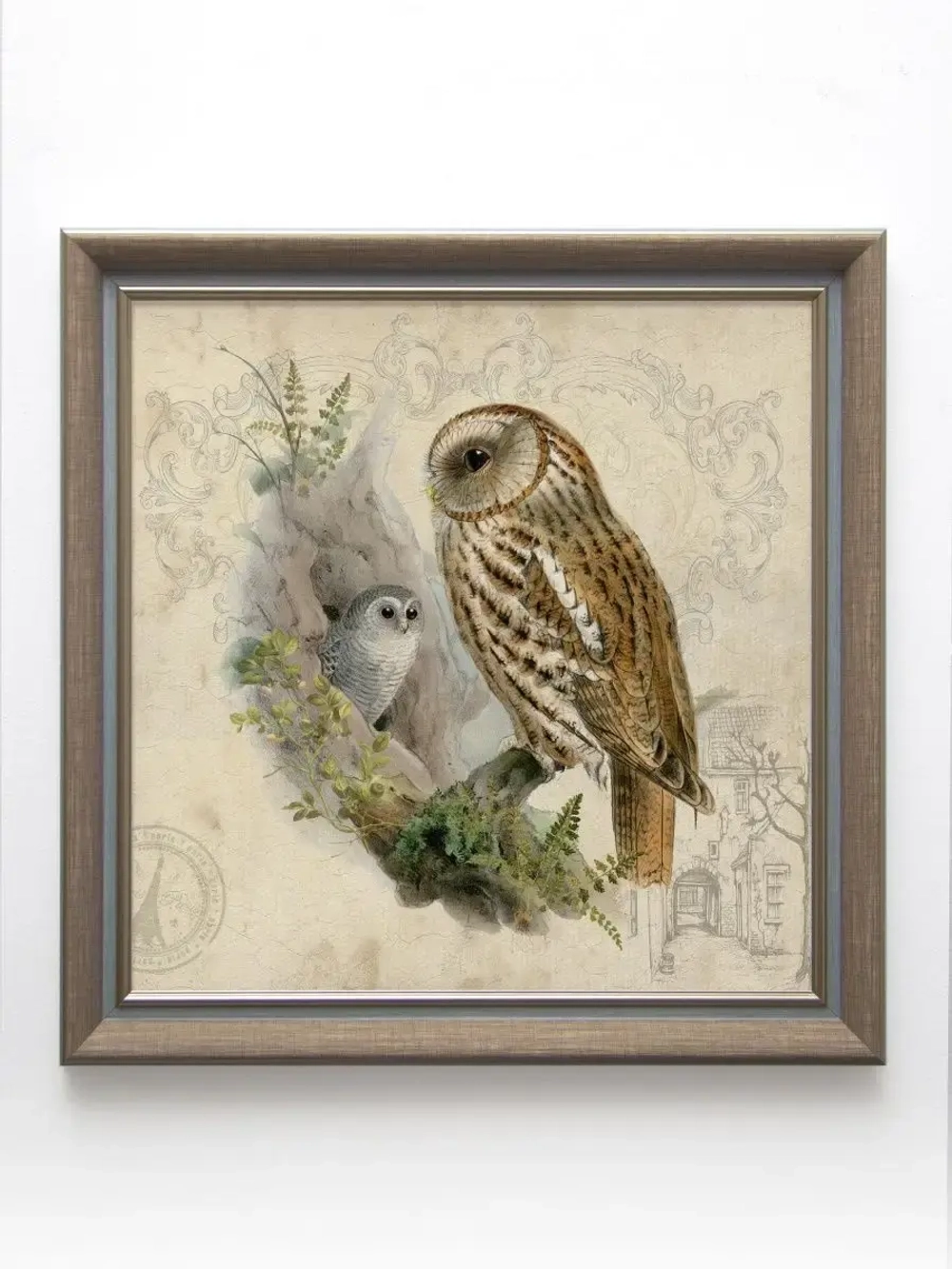 Картина на стену интерьерная на холсте 35*35 см