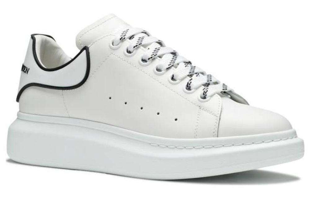 Alexander McQueen Alexander McQueen leather Smooth calfskin fashion sneakers Men's White