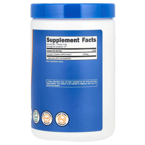 Nutricost, NAC, без добавок, 500 г (17,9 унции)