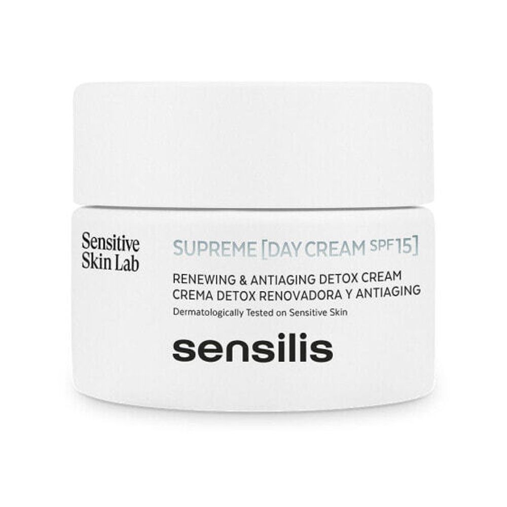 Увлажнение и питание SUPREME crema de día SPF15+ detox renovadora y antiaging 50