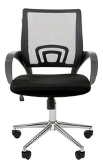 Офисное кресло CHAIRMAN 696 хром, ткань TW/сетчатый акрил