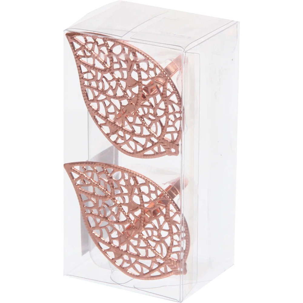 Набор колец для салфеток 2шт «Грация`», цвет розовое золото