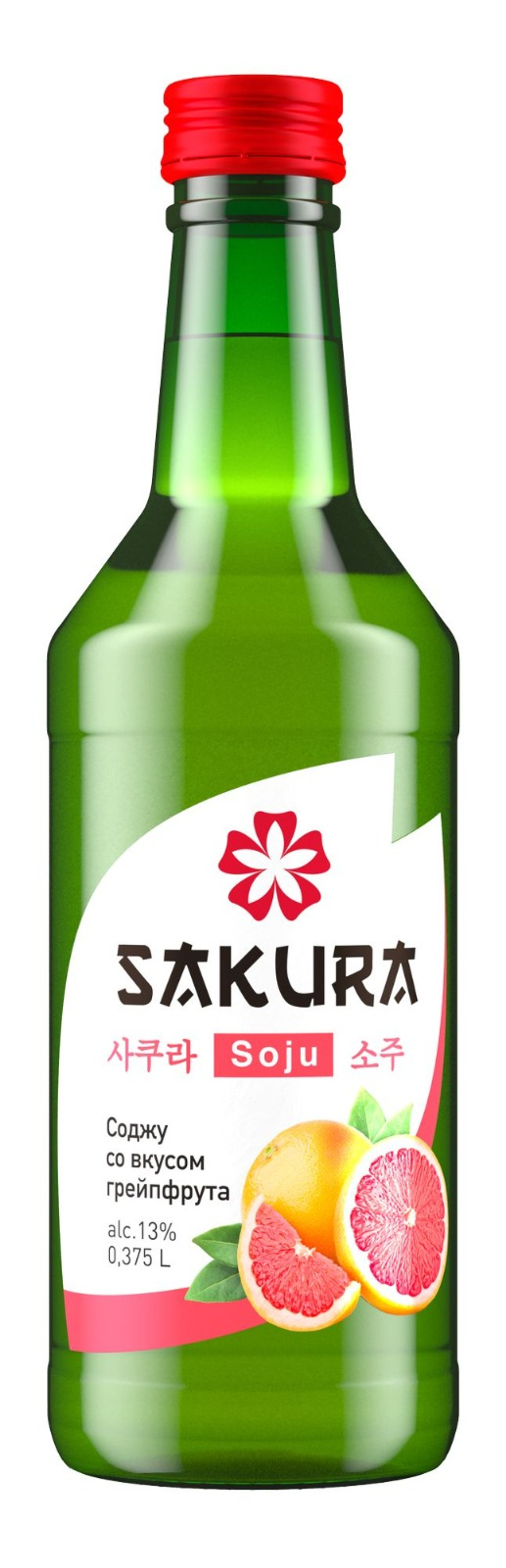 SAKURA Soju Грейпфрут 0,375л.