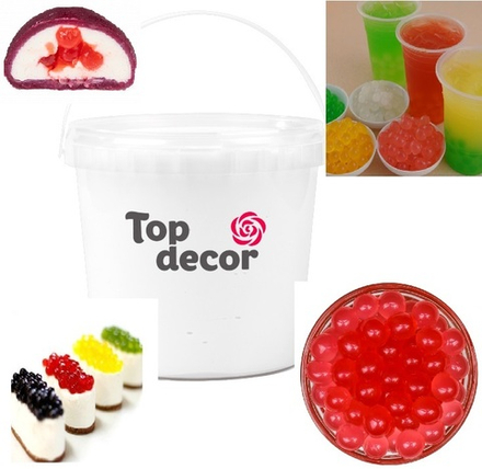 Шарики желейные Джус Бабл, малина 1 кг