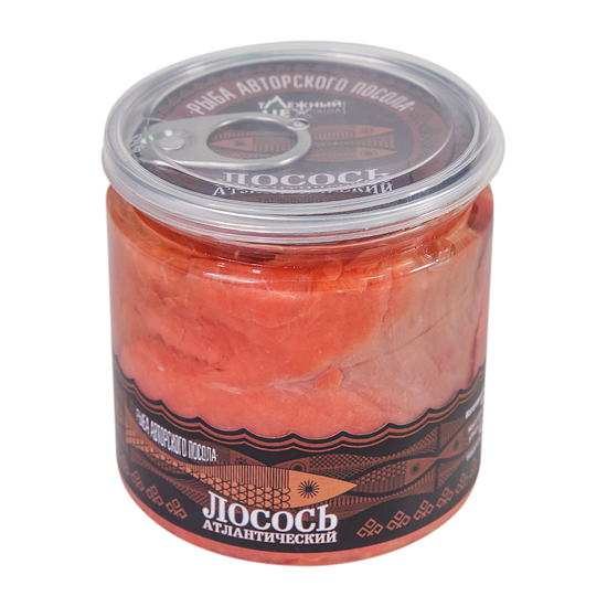 Атлантический лосось cлaбoго посола 0,36 л.