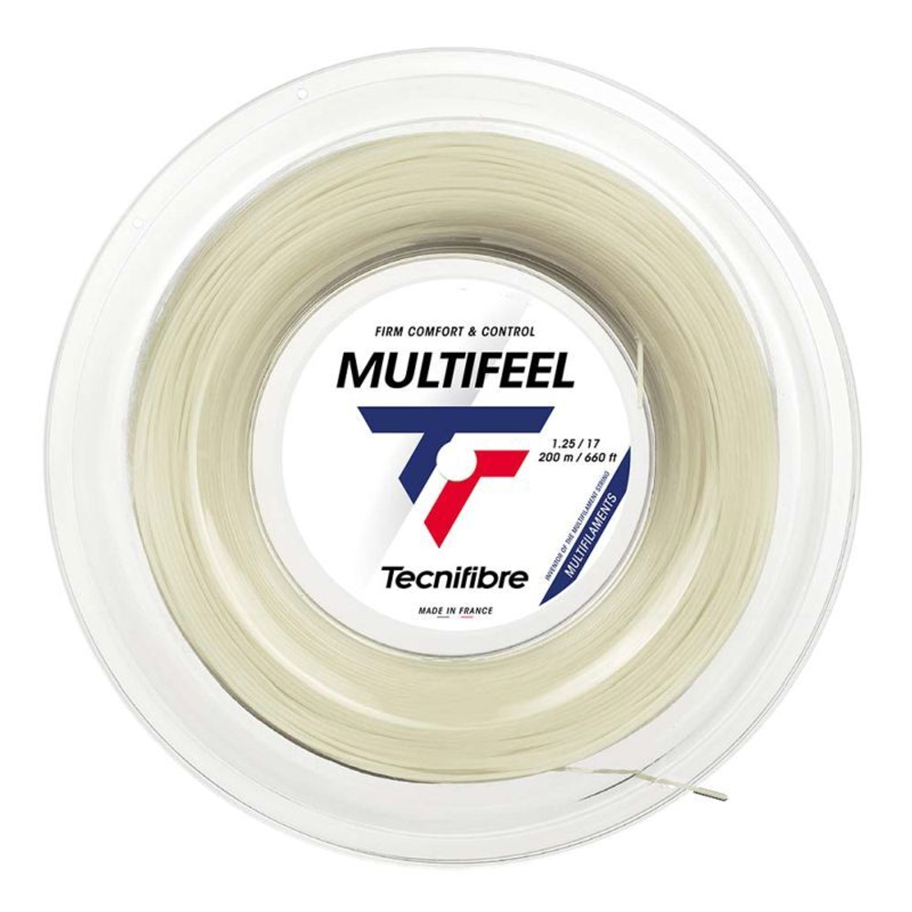Теннисные струны Tecnifibre Multifeel (200 m) - натуральные