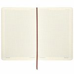 Блокнот в клетку с резинкой А5 (148x218 мм), 80 л., под кожу коричневый BRAUBERG "Metropolis Ultra", 111023