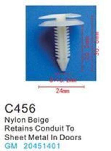 Клипса для крепления внутренней обшивки а/м GM пластиковая (100шт/уп.) Forsage клипса C0456( GM )