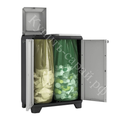 Шкаф для сбора мусора Keter Split Premium