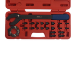 JTC-6639 - Фиксатор шкива распредвала (VW AUDI SEAT SKODA PORSCHE) JTC - 
Предназначен для регулировки и фиксации угла распредвала.
Применение: VAG 3-цил. 4-цил. (1.0 л, 1.2 л, 1.4 л EA211 турбонагнетателя), двигатели 2.0 л FSi, TSi, TFSi.
Номер ОЕМ: T10172A, T10554.