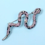 Брошь «Best Podarok - Калия», цвет сапфировый микс, 2,3*5,7см