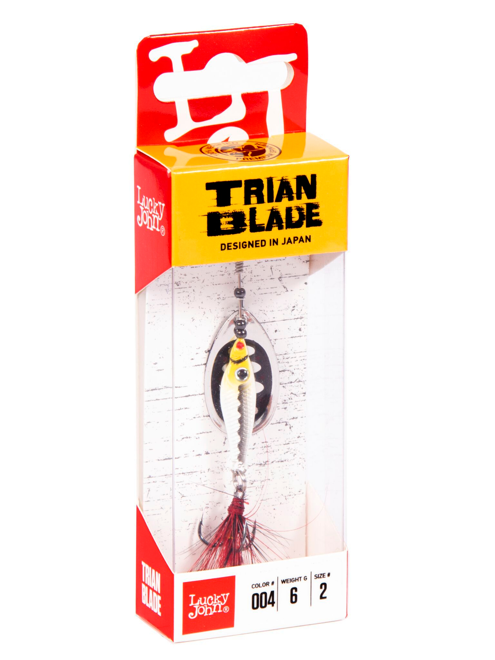 Блесна вращающаяся Lucky John TRIAN BLADE ROUND 06.0г 004