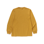 A Bathing Ape College L S Tee желтый