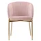 Стул coral, велюр, пыльная роза