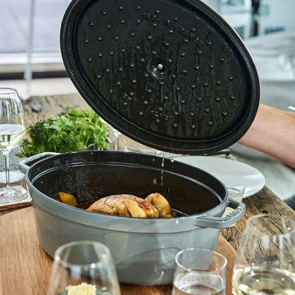 STAUB Кокот чугунный овальный 4,2л 29см графит (сорт II)