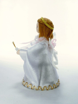Кукла фарфоровая для декора и интерьера Ангел. Сувенир ручной работы.