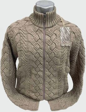 р-р 56-60. Жакет из шерсти и кашемира "ФЕНИКС" На разъемном замке