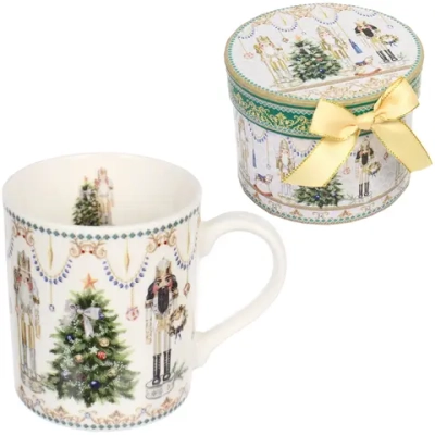 Кружка керамическая 220мл «Щелкунчик» в подарочной коробке