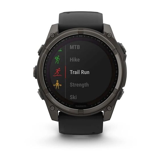Garmin Fenix 8 51 мм Solar – титановый корпус, сапфировое стекло, солнечная зарядка