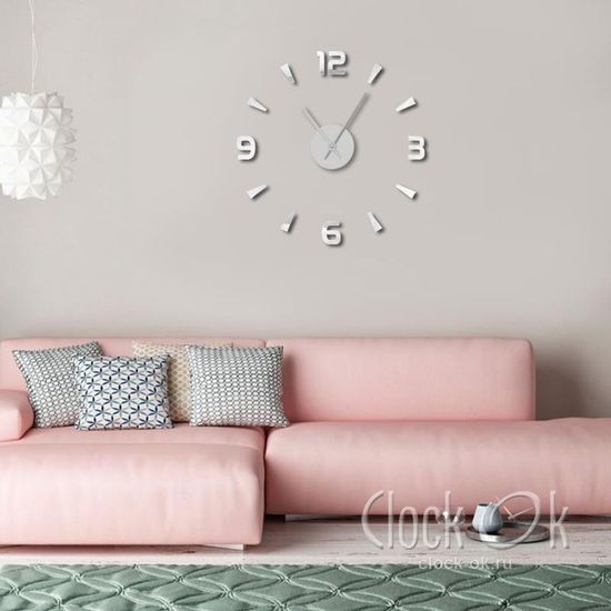 Настенные 3D часы Divide