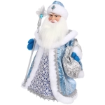 Дед Мороз музыкальный «Новогодняя сказка» 40 см (голубая шубка)