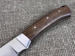 Якутский нож, цельнометаллический, сталь Х12МФ, рукоять орех