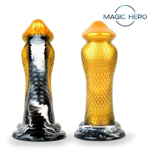 Фаллоимитатор Bior toys MAGIC HERO змея на присоске, 22 см