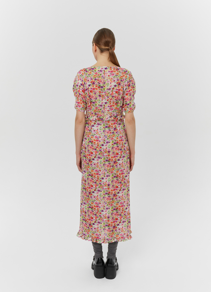 Платье «Цветник», разноцветный