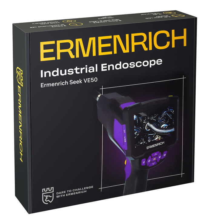 Видеоэндоскоп Ermenrich Seek VE50, фиолетовый