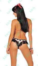 Бра и трусики с рисунком шотландских терьеров