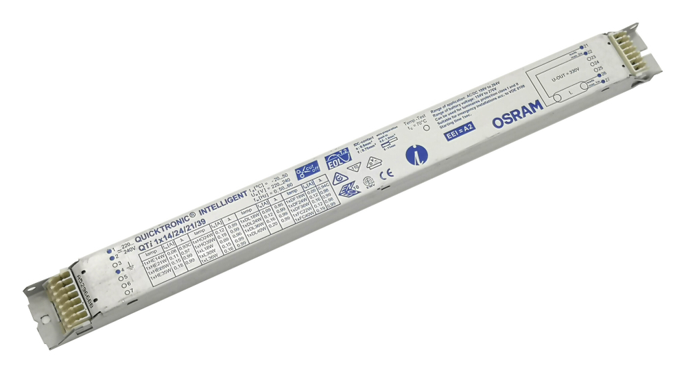 ЭПРА OSRAM INTELLIGENT QTi 1x14/24/21/39 для люминесцентных ламп T5 (уценка)