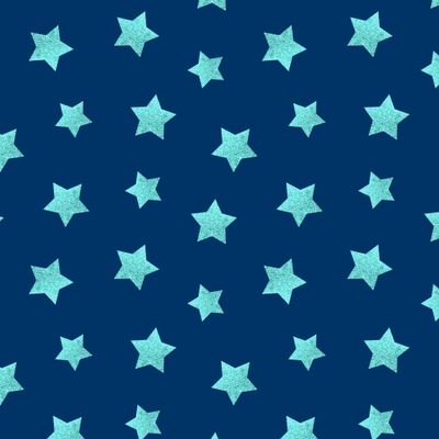 Бирюзовые звезды на синем