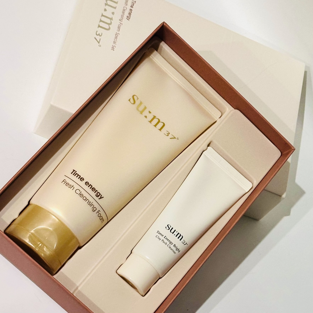 Набор очищающий SUM 37 Time Energy Fresh Cleanser Foam Special Set.