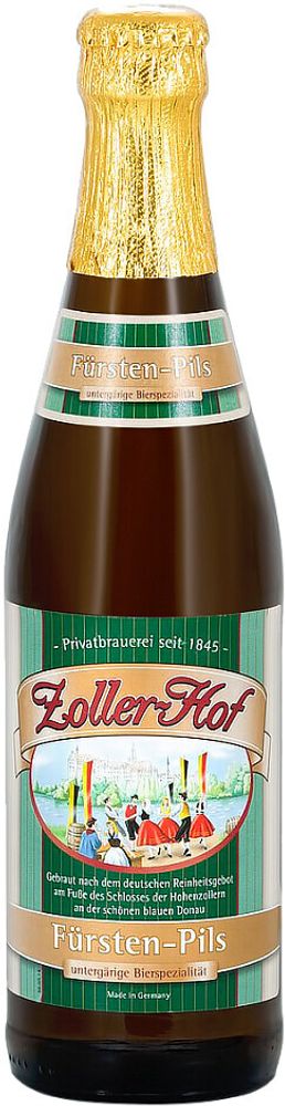 Пиво Цоллер-Хоф Фюрстен-Пилс / Zoller-Hof Fursten-Pils 0.5л - 24шт