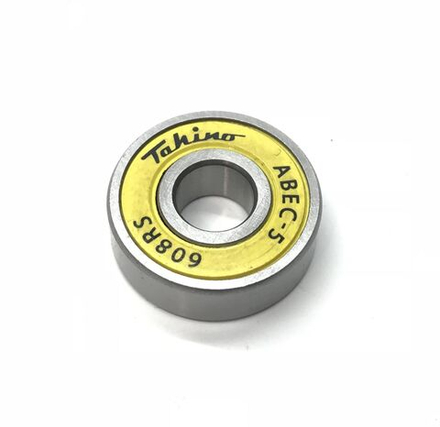 Подшипник ABEC-5 для колеса самоката, жёлтый сальник. 608-2RS-5X11-ELD