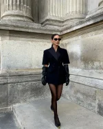 Жакет двубортный "Date Night", Черный