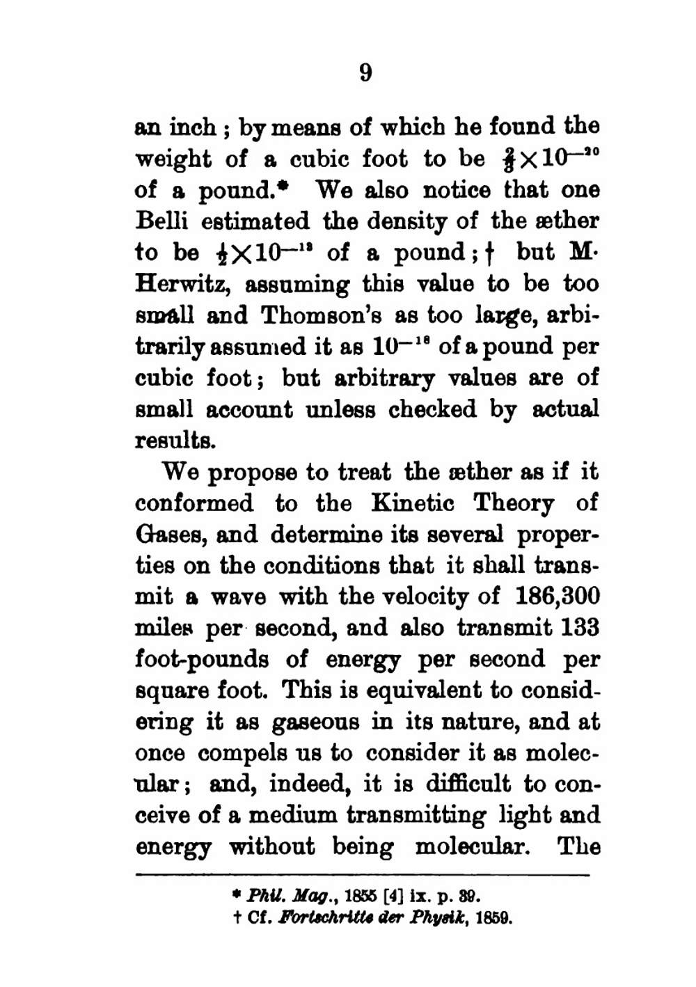 The Luminiferous Æther | De Volson Wood