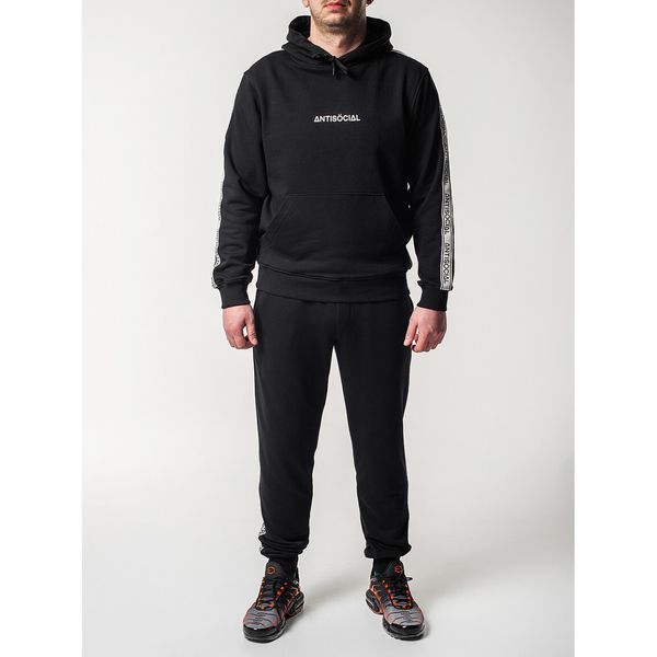 Спортивные штаны Antisocial Stripes Черные - фото 6