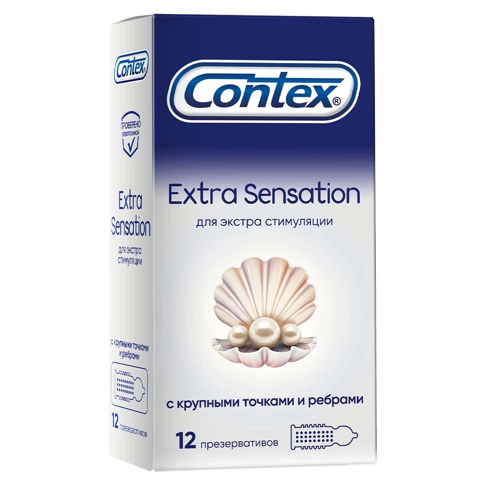 Презервативы Contex Extra Sensation, 12 шт.