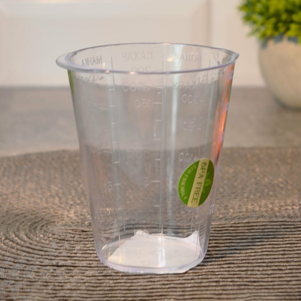 Стакан мерный 0,25л, прозрачный