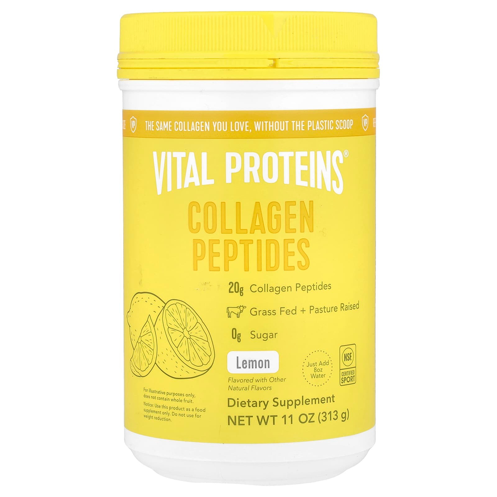 Vital Proteins, Коллагеновые пептиды, лимон, 313 г (11 унций)