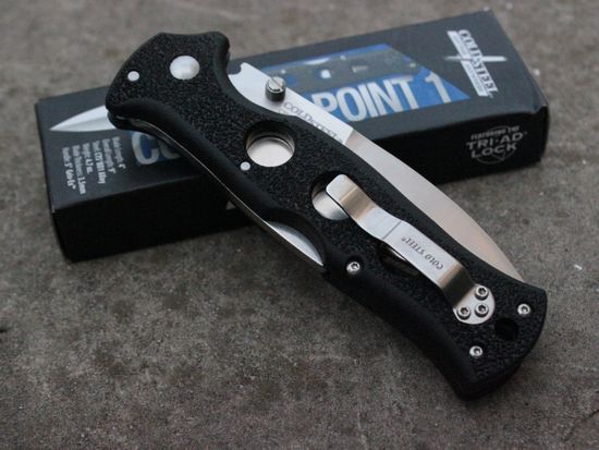 Складной нож Cold Steel 10AB Counter Point I c клинком из стали AUS-10A, рукоять Grivory (Griv-Ex)