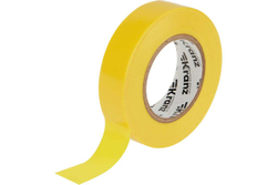 Изолента ПВХ KRANZ 0,13х19 мм, 25 м, желтая KR-09-2202
