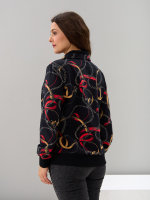 Толстовка К-184/черный-цепи